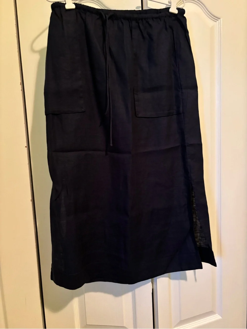 Navy Midi Skirt
